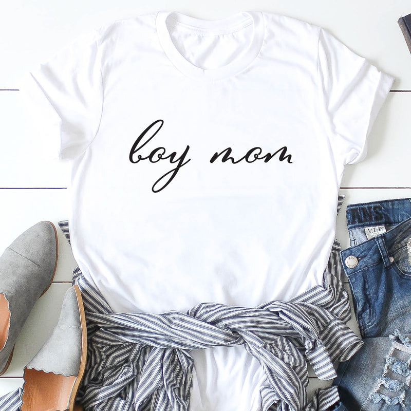 Boy Mom Tee | Women