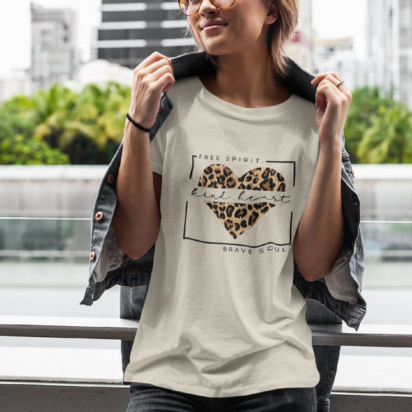 Free Spirit Kind Heart Brave Soul Tee | Women