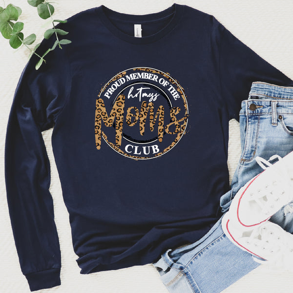 Proud Member Hotmess Moms Club (Dark) Long Sleeve | Women