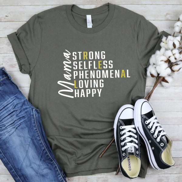 Mama Strong Selfless Phenomenal Tee | Women