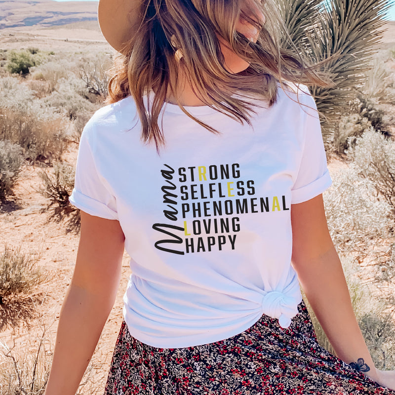 Mama Strong Selfless Phenomenal Tee | Women