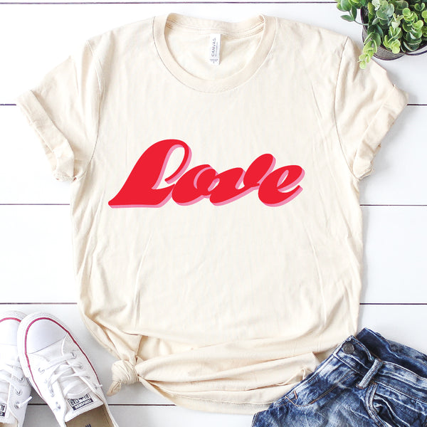 Retro Love Tee | Women