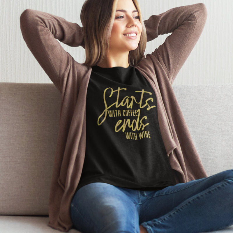 Starts With Coffee Tee | Women